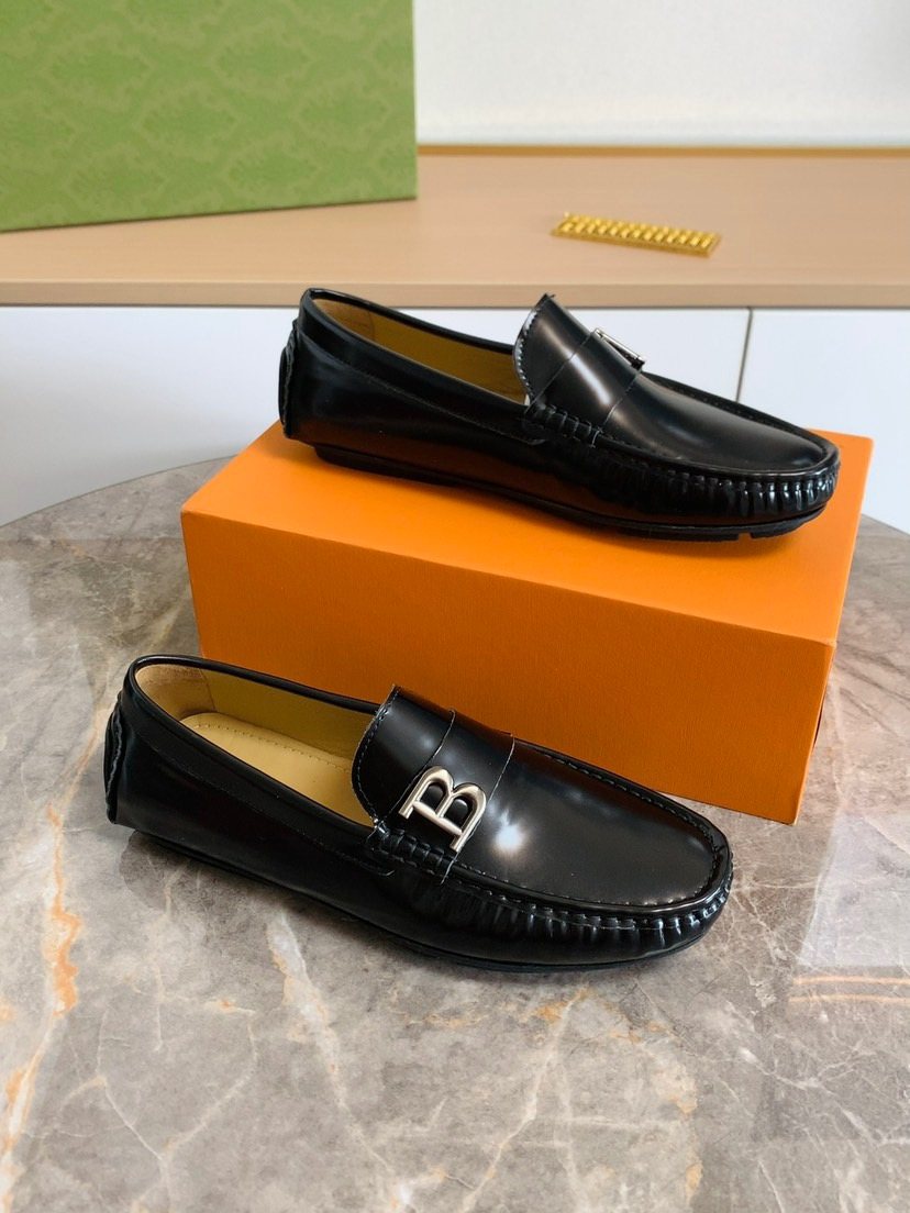 Men's Metal-Accent Loafers — front